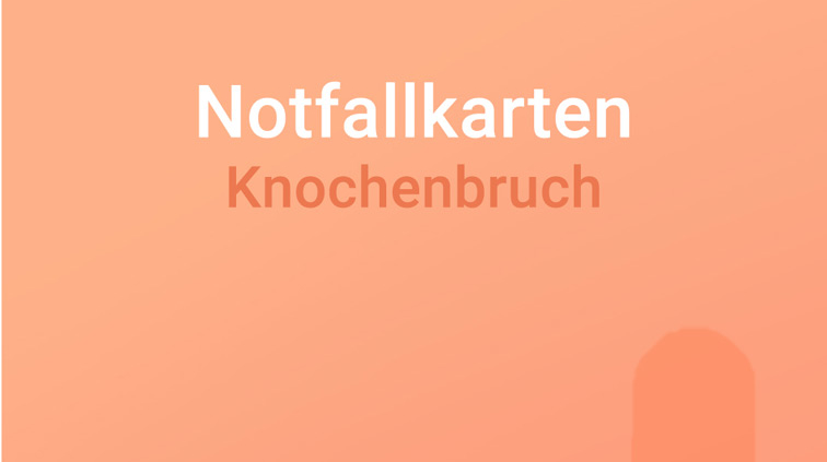 Notfallkarte Knochenbruch, Knochenbruch beim Pferd, Notfall Knochenbruch