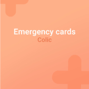 Emergency card colic, emergency colic, colic in horse