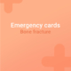 Emergency card bone fracture, bone fracture in horse, emergency bone fracture