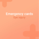 Emergency card eye injury, eye injury horse